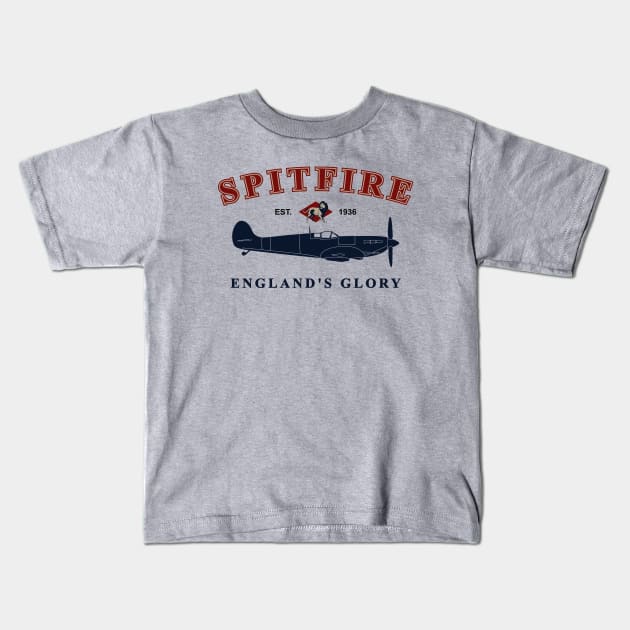 Spitfire England's Glory Kids T-Shirt by TCP